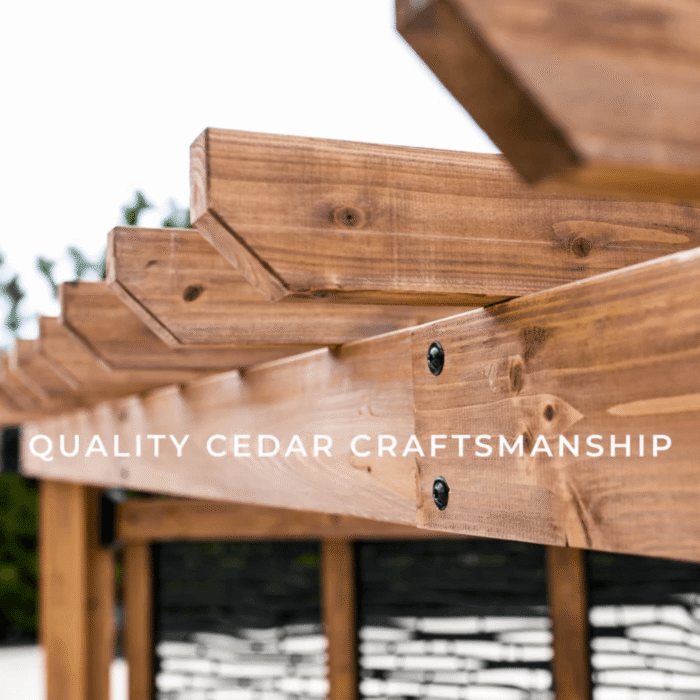 Backyard Discovery Verona Cedar Cabana Pergola - Image 4