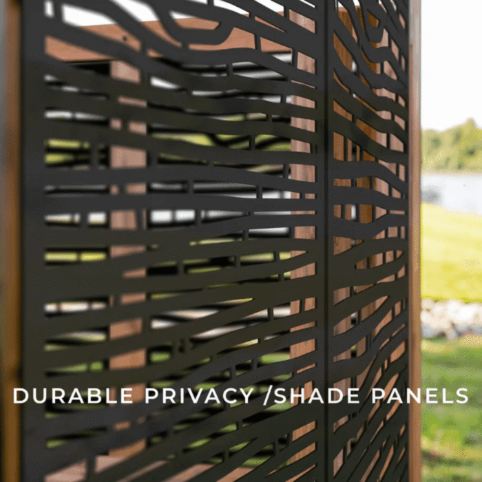 Backyard Discovery Verona Cedar Cabana Pergola - Image 3