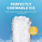 Newair 44lb Countertop Nugget Ice Maker in Black - Image 7