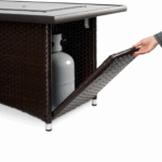 The Outdoor GreatRoom Company Montego 59-Inch Linear Propane Gas Fire Pit Table - Image 3
