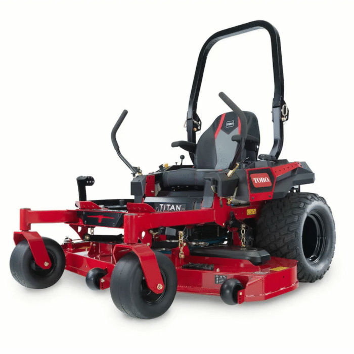 Titan Max 60 in. IronForged Deck 26 HP Commercial V-Twin Gas Dual Hydrostatic Zero Turn Riding Mower - Image 1