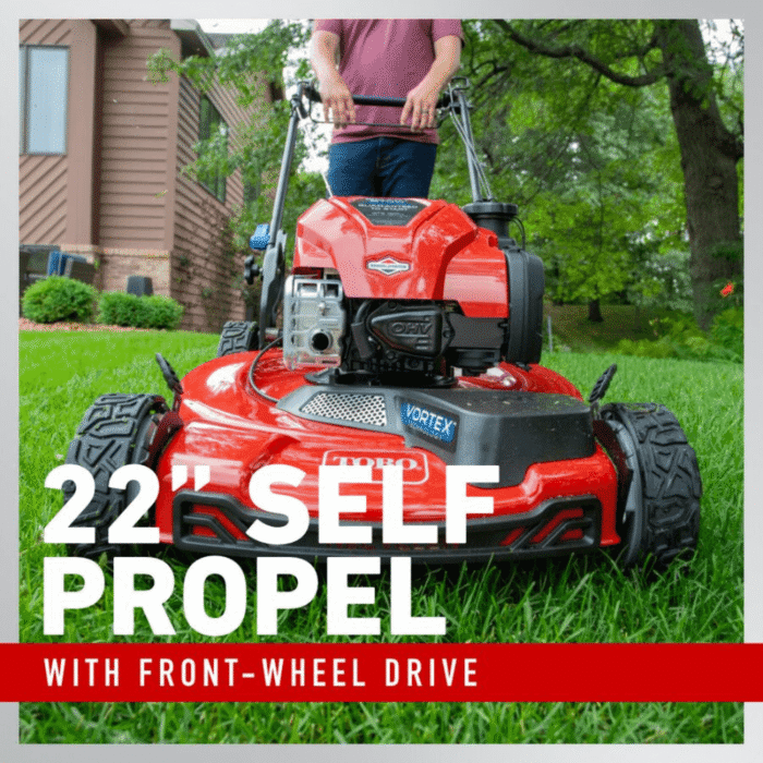 Toro 22 in. (56cm) Recycler Self-Propel w/SmartStow Gas Lawn Mower - Image 4