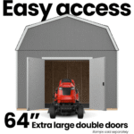 Hudson 12 ft. W x 16 ft. D Wood Storage Shed - Image 2