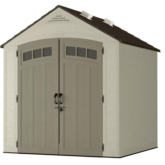 Vista 7 ft. W x 7 ft. D Plastic Shed - Image 1