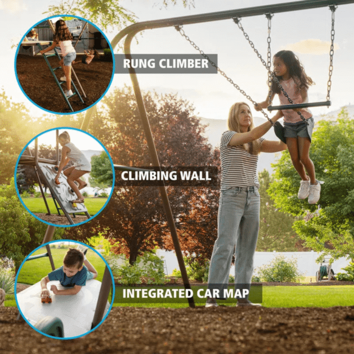 Lifetime Climb & Slide Playset – Ultimate Backyard Fun for Kids - Image 2