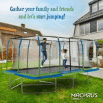 Upper Bounce Rectangle 10×17 Ft. Trampoline with Enclosure Set - Image 2