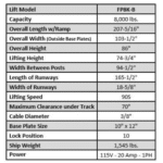 Tuxedo FP8K-B 8,000 Lb Deluxe Series Storage/ Service Four Post Lift - Image 2
