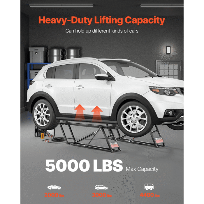 5000 lbs Car Lift Adjustable Car Lifts with Remote Control for Home - Image 11