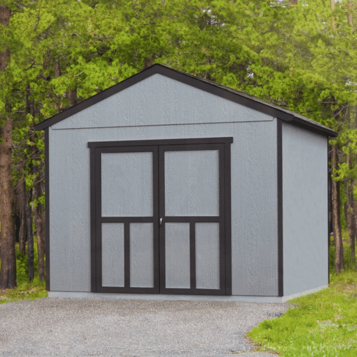 Astoria 12 ft. W x 12 ft. D Wood Storage Shed - Image 8