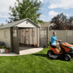 Lifetime 11×21 Storage Garage Kit W/ 9 Ft Wide Doors (60237) - Image 3