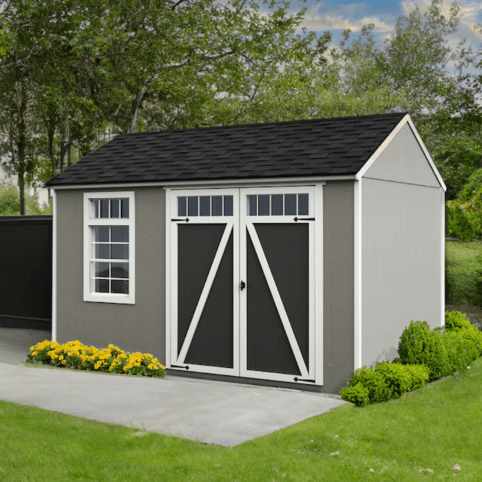 Heartland Coronado 12-ft x 8-ft Gable Style Wood Outdoor Storage Shed with Windows and DoorsHeartland Coronado 12-ft x 8-ft Gable Style Wood Outdoor Storage Shed with Windows and Doors - Image 3