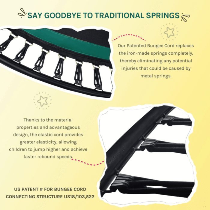 SkyBound Springless Trampoline 10FT - Image 3