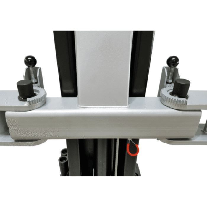Asymmetric 2 Post Car Lift Clear Floor 9,000 lbs. Capacity Heavy Duty in Black - Image 3