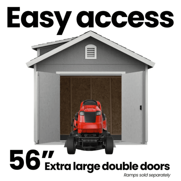 Windemere 10 ft. W x 12 ft. D Storage Shed - Image 4