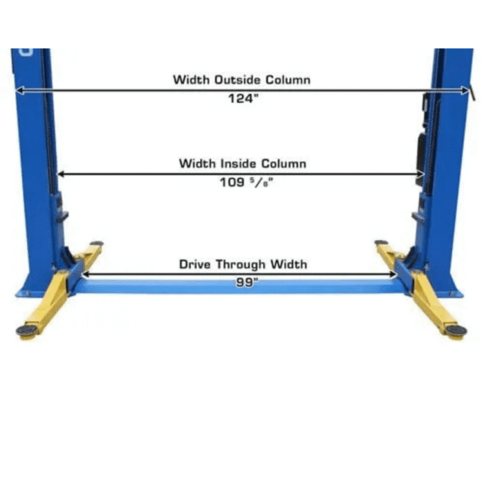 Atlas 8000 Lb- Capacity Baseplate 2-Post Lift - Image 3