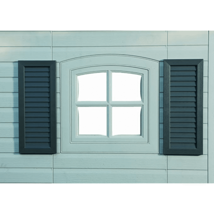 Lifetime 8×10 Outdoor Plastic Shed W/ Floor and Windows (60238) - Image 3
