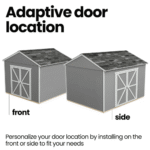 Rookwood 10 ft. W x 12 ft. D Wood Storage Shed With Floor - Image 3