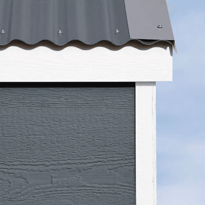 Gardena 8′ x 6′ Outdoor Wood Utility Shed - Image 3