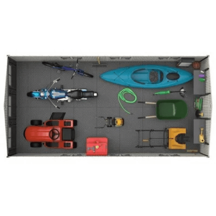 Lifetime 11×21 Storage Garage Kit W/ 9 Ft Wide Doors (60237) - Image 4