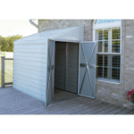 Arrow 4-ft x 7-ft Yardsaver Galvanized Steel Storage Shed - Image 4