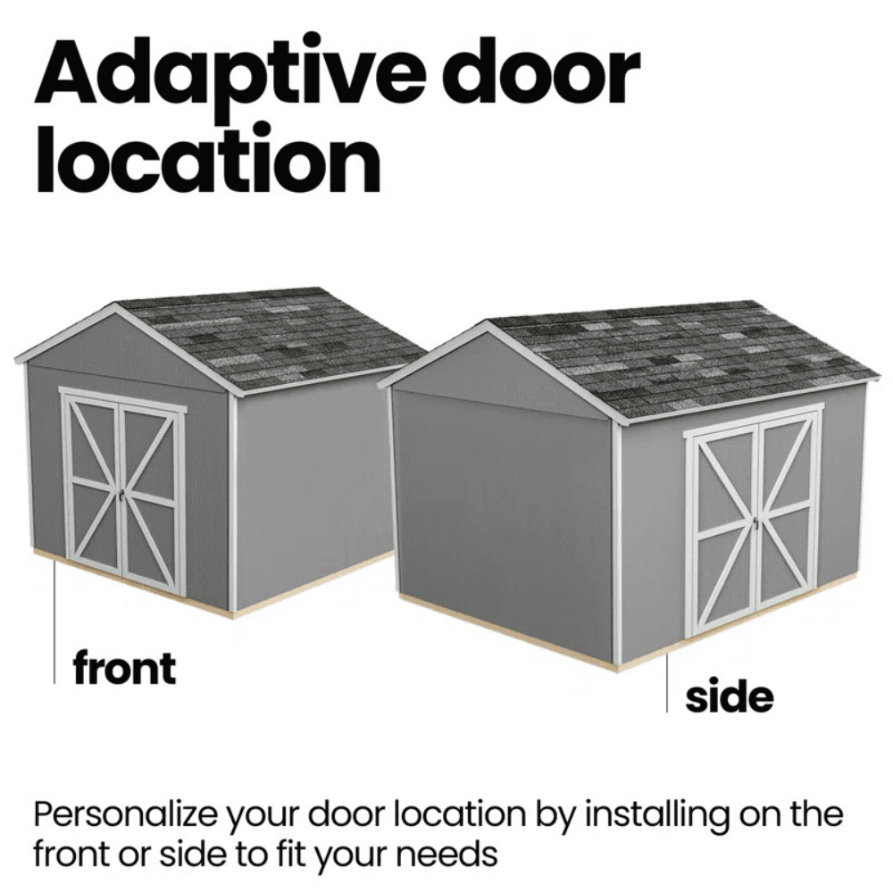 3-4 Rookwood 10 ft. W x 10 ft. D Wood Storage Shed With Floor - Image 3