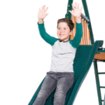 Sportspower Alta Oaks 10′ Heavy Duty Swing Set with Lifetime Warranty on 6′ Double Wall Slide - Image 4