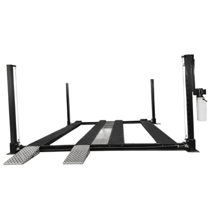 HALO LIFTS PRO Double Wide 4 Post Car Lift – 9,000 LBS Capacity - Image 1