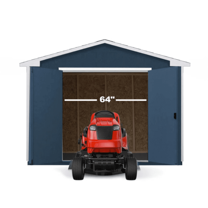 Charleston Value Gable 10×16 Outdoor Wood Shed - Image 2