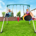 9.5′ Heavy-Duty Outdoor Porch Swing Set - Image 9