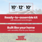 Windemere 10 ft. W x 12 ft. D Storage Shed - Image 5