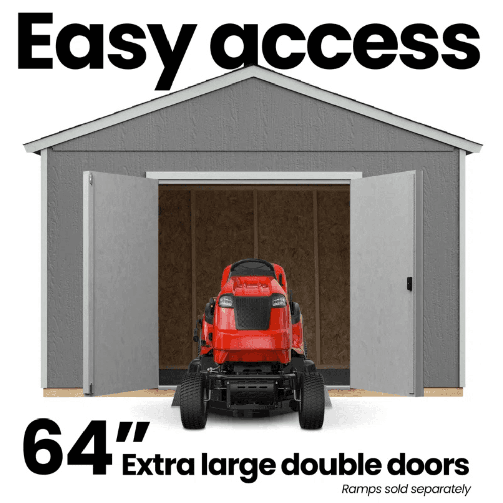 4-14 Rookwood 10 ft. W x 12 ft. D Wood Storage Shed With Floor - Image 4