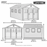 Lifetime 11×21 Storage Garage Kit W/ 9 Ft Wide Doors (60237) - Image 5