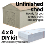 Astoria 12 ft. W x 12 ft. D Wood Storage Shed - Image 4