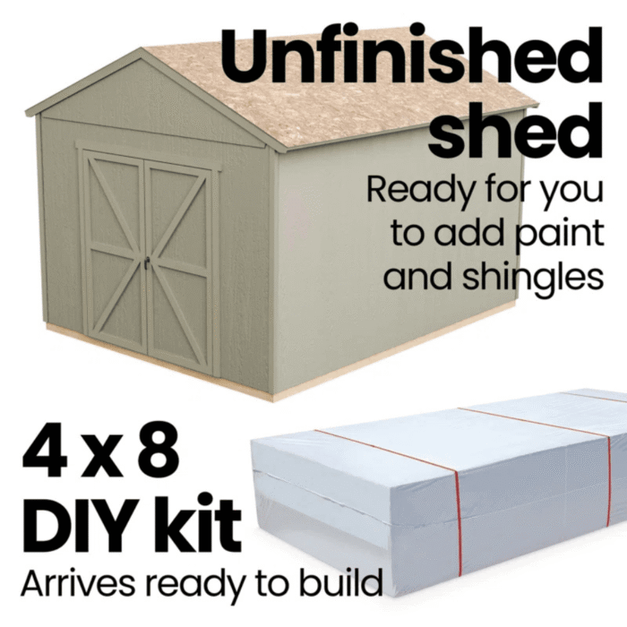 Astoria 12 ft. W x 12 ft. D Wood Storage Shed - Image 4