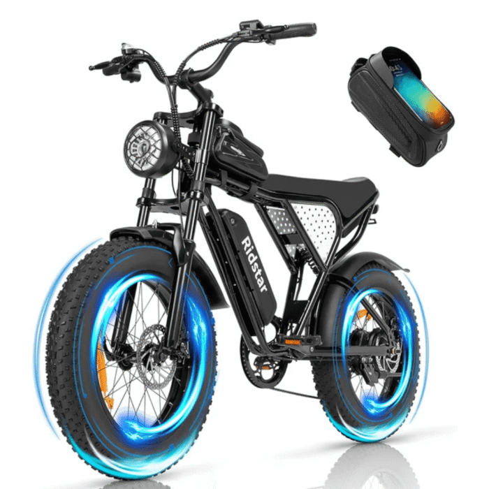 Ridstar Q20 1000W 48V 15AH Fat Tire Electric Bicycle - Image 1