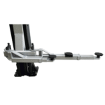 Asymmetric 2 Post Car Lift Clear Floor 9,000 lbs. Capacity Heavy Duty in Black - Image 4