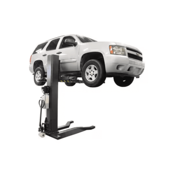 Atlas Single-Post Lift 6000 Lb- Capacity Portable – ATEXH-PSP-6000-FPD - Image 1