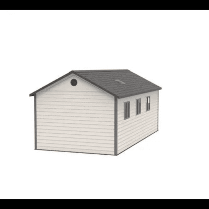 Lifetime 11×21 Storage Garage Kit W/ 9 Ft Wide Doors (60237) - Image 6