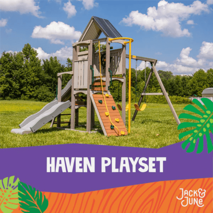 Jack & June Haven Wooden Swing Set - Image 5