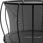 ALLSTAR 10′ Trampoline for Kids Outdoor Backyard Play Equipment w/ Net & Ladder - Image 6