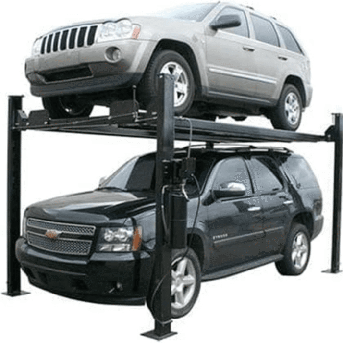 8000 LB Extra Tall Hobbyist 4-Post Lift – Atlas APEX8-EXT - Image 1