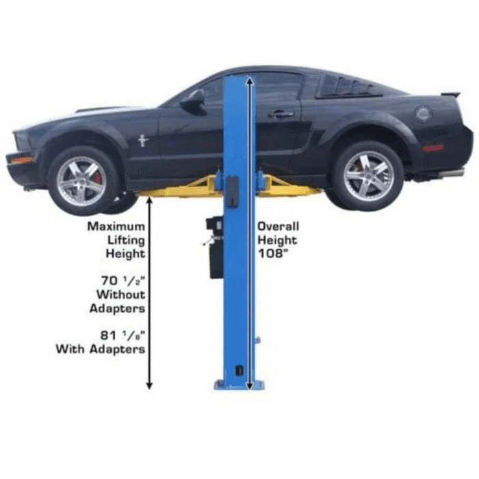 Atlas 8000 Lb- Capacity Baseplate 2-Post Lift - Image 5