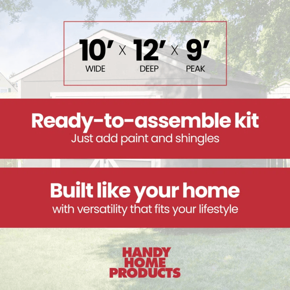 6-13 Rookwood 10 ft. W x 12 ft. D Wood Storage Shed With Floor - Image 6