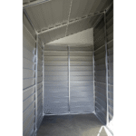 Arrow 4-ft x 7-ft Yardsaver Galvanized Steel Storage Shed - Image 6