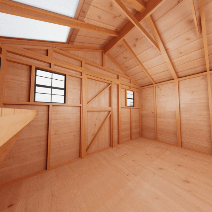 Cedar Sunshed Garden Shed | 12×12 - Image 6