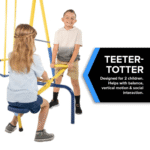 Sportspower Super 10 Metal Swing Set with Lifetime Warranty on Blow Molded Slide - Image 7
