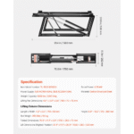 5000 lbs Car Lift Adjustable Car Lifts with Remote Control for Home - Image 7
