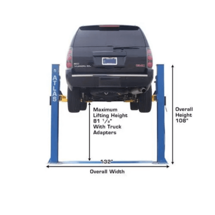 Atlas 8000 Lb- Capacity Baseplate 2-Post Lift - Image 6