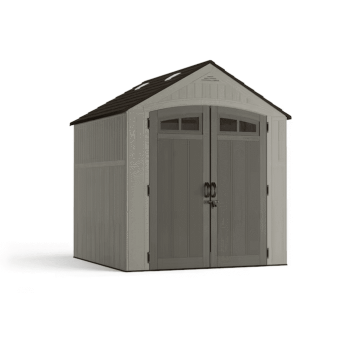 CRAFTSMAN 7-ft x 7-ft Craftsman Resin Storage Shed (Floor Included) - Image 1