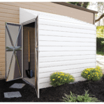 Arrow 4-ft x 7-ft Yardsaver Galvanized Steel Storage Shed - Image 7